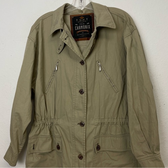 Vintage Pres de Chamonix Qualite et Authenticite Utility Jacket XS - Picture 7 of 10